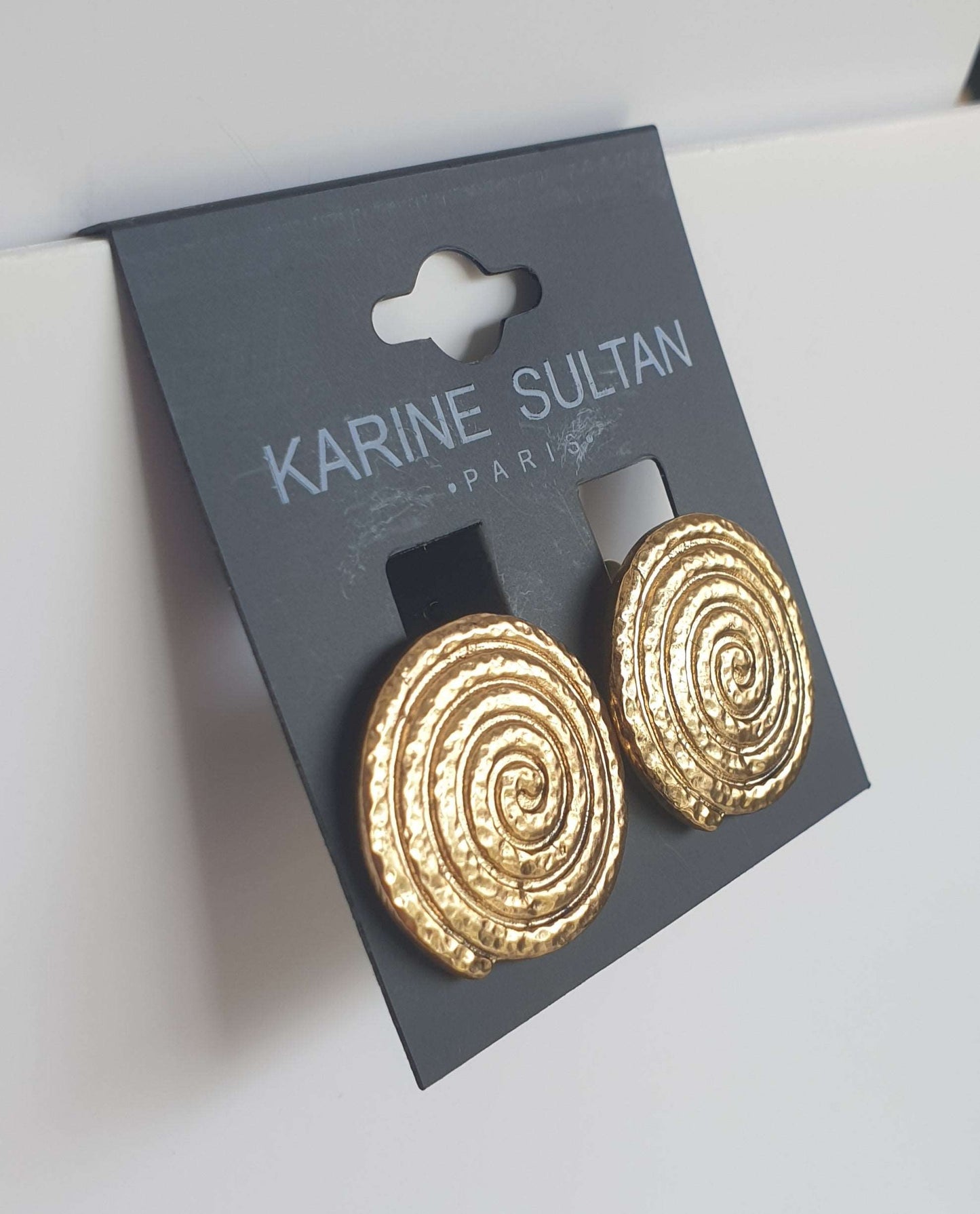 E62096 Boucles d'oreilles clips spirales spirales - Karine SultanKarine Sultan