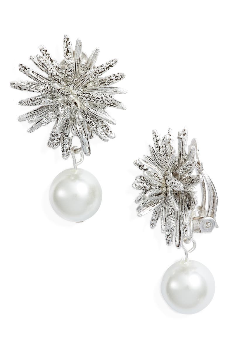 E68930 clip on - pearl Boucles D'oreilles - Karine Sultan