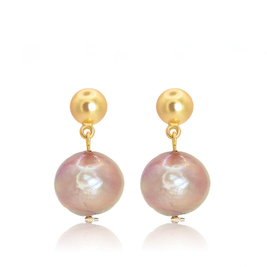 E76592 - Pink Pearl Boucles D'oreilles - Karine Sultan